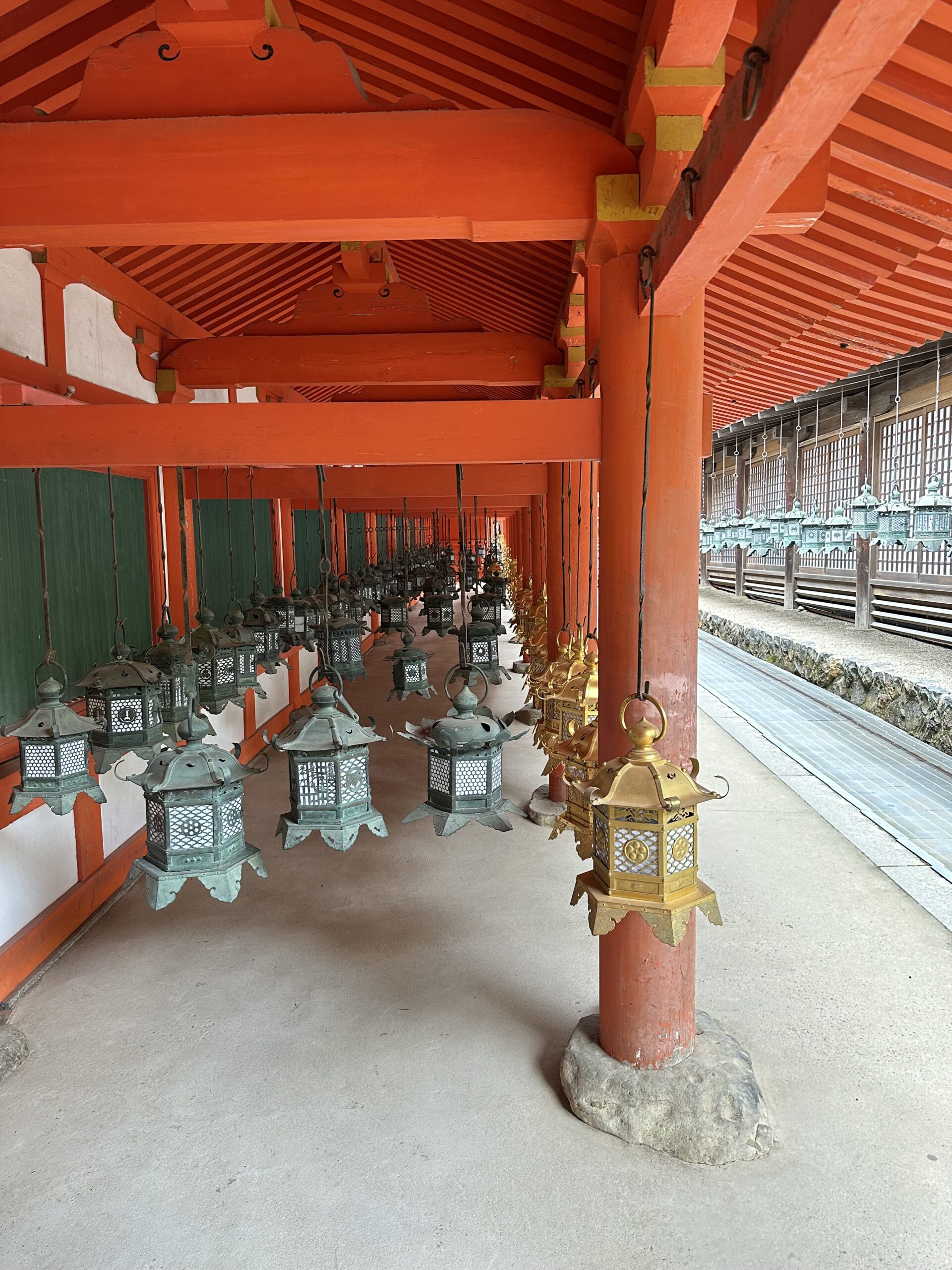 Lanterns at Kasuga-Taisha shrine.